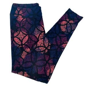 Lula Roe Mixed Mandala Pattern Leggings Tall & Curvy